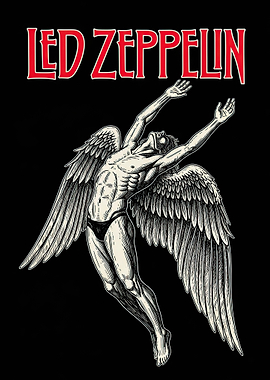 Led Zeppelin Angel Illustration