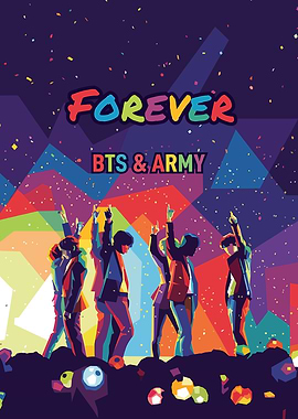 BTS & ARMY Forever Pop Art