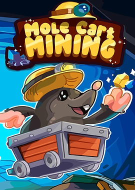 Mole Cart Mining Game Art