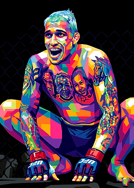 Charles Oliveira Pop Art Portrait
