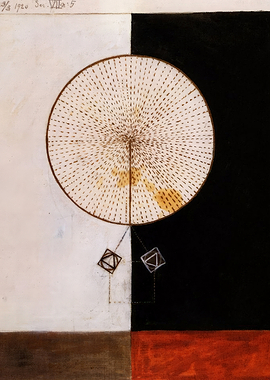 Abstract Geometric Composition with Circle and Cubes