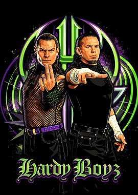 Hardy Boyz Wrestling Art