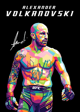 Alexander Volkanovski Pop Art Portrait