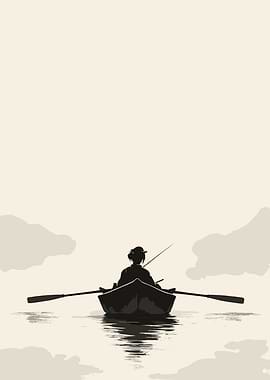 Fisherman in a boat