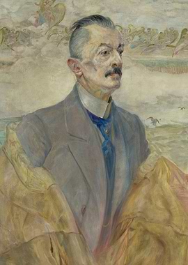 Portrait of a Man with Angels