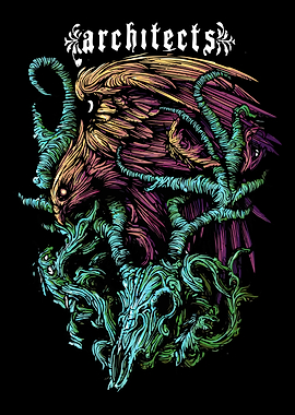 Architects Bird and Skull Graphic