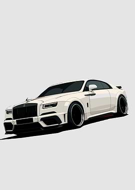 White Rolls-Royce Coupe