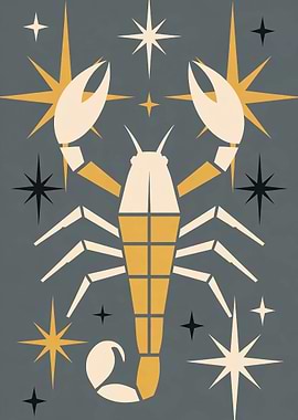 Scorpio Zodiac Constellation Art