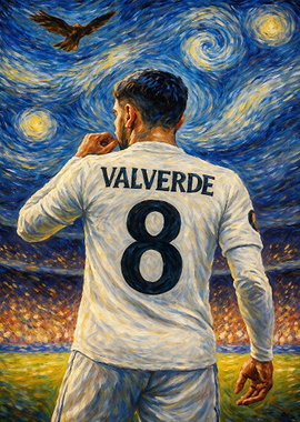 Valverde Starry Night Painting