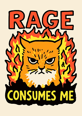 Rage Consumes Me Poster