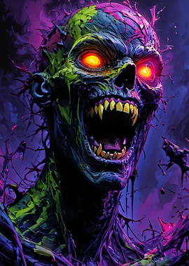 Horror Zombie Portrait