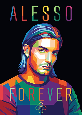 Alesso Forever Pop Art Portrait
