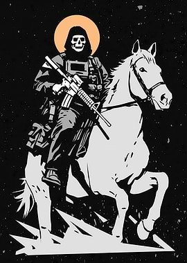 Skeleton Soldier on Horse