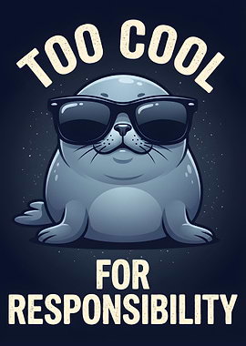 Cool Seal with Sunglasses