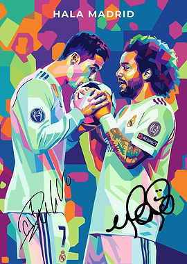 Cristiano Ronaldo and Marcelo