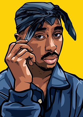 Tupac Shakur Portrait