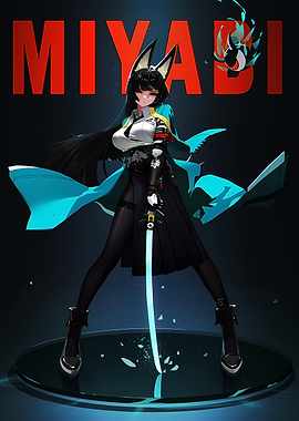 Miyabi Zenless Zone Zero Art