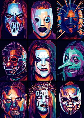 Slipknot Members Pop Art