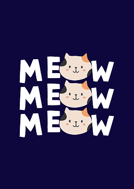Cute Cats Saying Meow