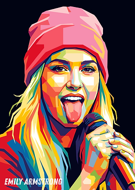 Emily Armstrong Pop Art Portrait