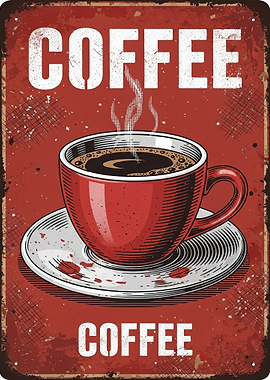 Vintage Coffee Sign