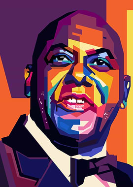 Colorful Portrait of a Man