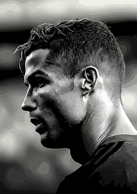Cristiano Ronaldo Profile Portrait