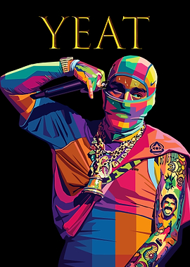 Yeat Pop Art Portrait