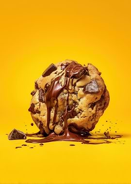 Melting Chocolate Chip Cookie