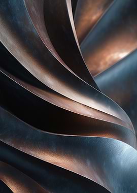 Abstract Metallic Swirls