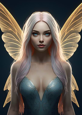 Fairy with Glowing Wings