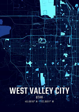 West Valley City Midnight Map