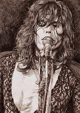 Rockstar Singing into Microphone