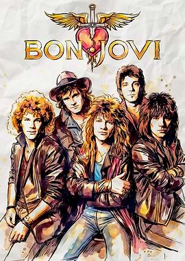 Bon Jovi Band Portrait