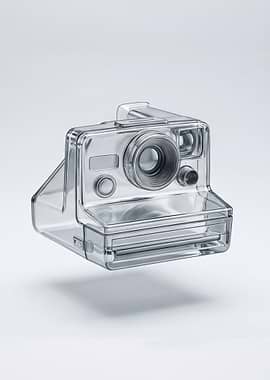 Transparent Polaroid Camera