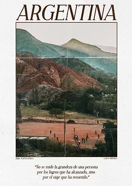 Soccer Purmarmarca Argentina Landscape