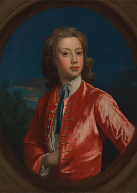 Portrait of a Young Man in Red Jacket