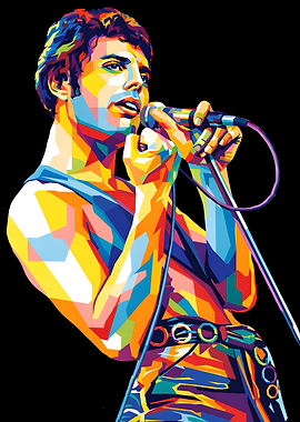 King Pop Art Portrait