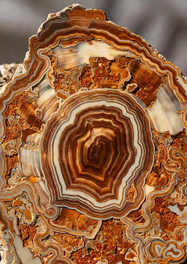 Banded agate