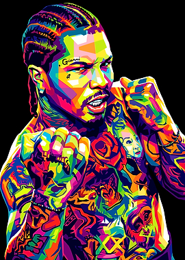 Gervonta Davis Pop Art Portrait