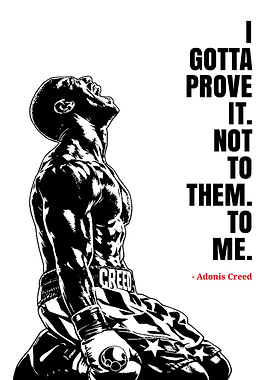 Adonis Creed Motivational Poster
