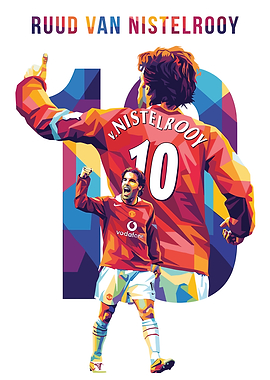 Ruud van Nistelrooy Pop Art