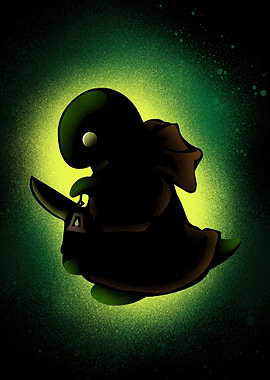 Tonberry art with knife