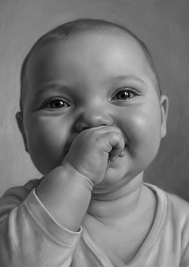 Black and White Baby Meme