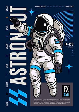 Astronaut in Space Costume