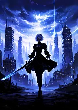 2B in a Ruined City