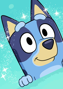 Bluey the cartoon dog