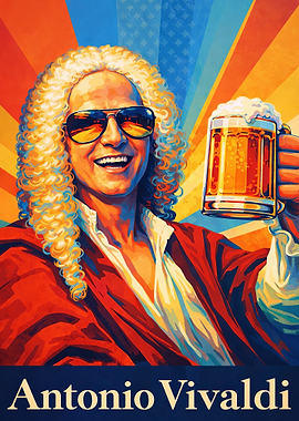 Antonio Vivaldi with Beer