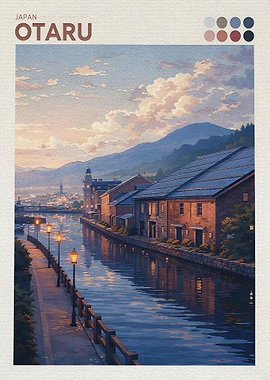 Otaru Canal at Dusk