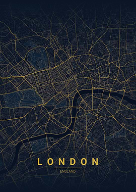 London City Map Poster